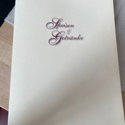 Restaurant Erbprinz - Menu