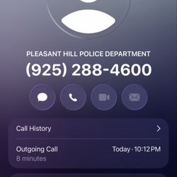 Pleasant HIll Police Station - PH. Condescending and unprofessional dispatcher