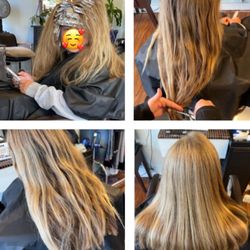 Highlights Haircut Straightening