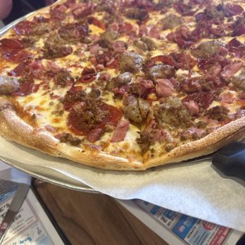 Box Hill Crab Cakes - Meat lovers 16" pizza - Pizza Near Me - Abingdon, Maryland