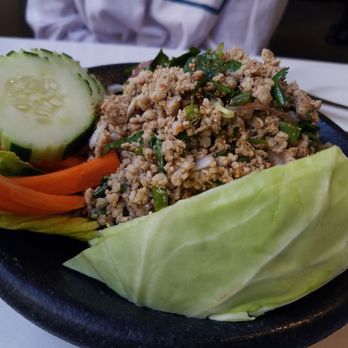 Aaharn - Chicken Larb salad, delicious! - Thai Near Me - San Diego, California