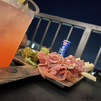 Hyatt Place - Mich Ultra, Charcuterie Board, Dragon's Blood drink - Hotels Near Me - Athens, Georgia
