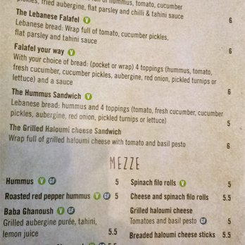 Umi Falafel - Menu - sandwiches - Vegetarian Near Me - Dublin, D