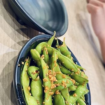Kitakata Ramen Ban Nai - Spicy Garlic Edamame - Ramen Near Me - Irvine, California Kitakata Ramen Ban Nai - Spicy Garlic Edamame - Ramen Near Me - Irvine, California