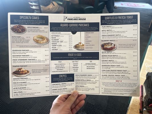 Menu photo 4 The Original Pancake House Redmond, WA Menu photo 4 The Original Pancake House Redmond, WA