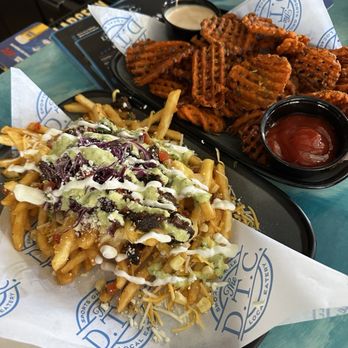 DTC Sports Grille - Carne Asada Fries and Sweet Potato Waffle Fries - Sports Bars Near Me - Chandler, Arizona DTC Sports Grille - Carne Asada Fries and Sweet Potato Waffle Fries - Sports Bars Near Me - Chandler, Arizona