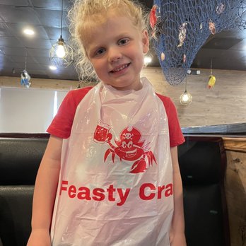 Feasty crab - The bib was a hit with my little guy - Seafood Near Me - Derwood, Maryland Feasty crab - The bib was a hit with my little guy - Seafood Near Me - Derwood, Maryland