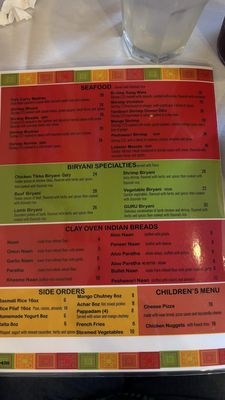 Menu photo 4 Guru Indian Restaurant Clermont, FL