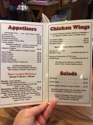 Menu photo 5 Buckets Pub Racine, WI