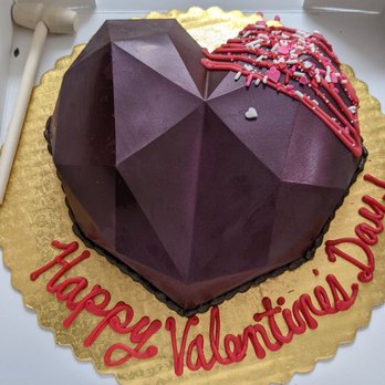 Chrusciki Bakery - Valentine's Day special chocolate heart cake with a little wooded Hammer to break it and it's a surprise inside - Bakeries Near Me - Depew, New York Chrusciki Bakery - Valentine's Day special chocolate heart cake with a little wooded Hammer to break it and it's a surprise inside - Bakeries Near Me - Depew, New York