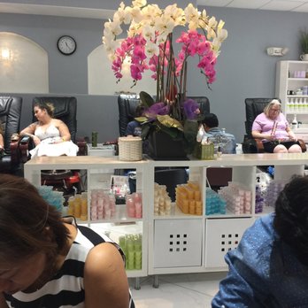 SanTan Nails & Spa - Interior of salon - Nail Salons Near Me - Gilbert, Arizona SanTan Nails & Spa - Interior of salon - Nail Salons Near Me - Gilbert, Arizona