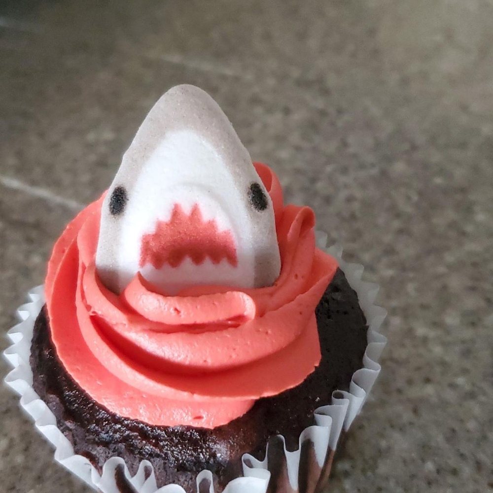 Sweet Life Cupcakes - Chocolate cupcake with vanilla frosting died red - Cupcakes Near Me Sweet Life Cupcakes - Chocolate cupcake with vanilla frosting died red - Cupcakes Near Me