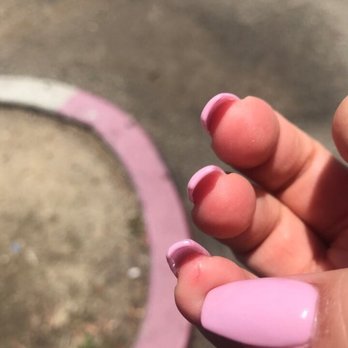 Pearl Nails - Cut by Tammy who wasn't careful with the dremel machine filing thing - Nail Salons Near Me - Rosemead, California