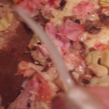 Dion's Pizza - Piece of plastic and my thumbnail. - Pizza Near Me - Las Cruces, New Mexico Dion's Pizza - Piece of plastic and my thumbnail. - Pizza Near Me - Las Cruces, New Mexico