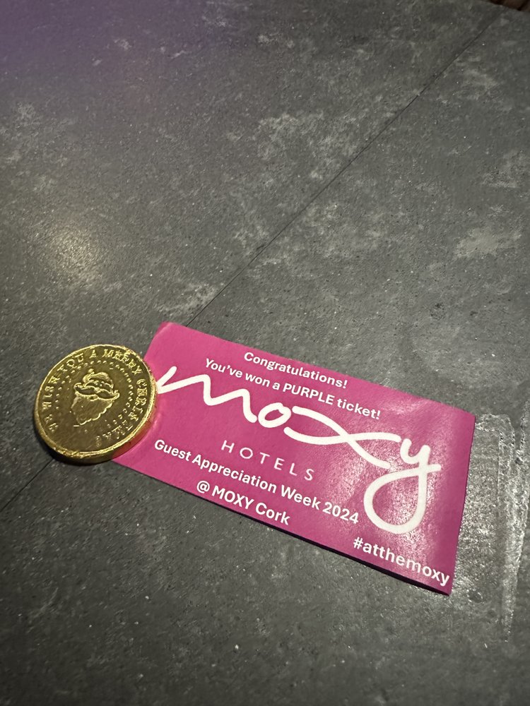 Moxy - I won the special customer reward of the day! (free bar tab up to 25 euros) - Hotels Near Me - Cork, Colorado Moxy - I won the special customer reward of the day! (free bar tab up to 25 euros) - Hotels Near Me - Cork, Colorado