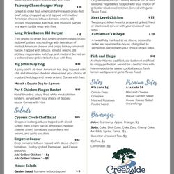 Menu Page 1