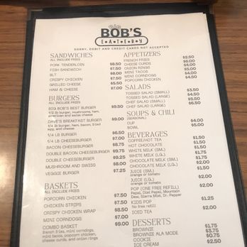 Big Bob's - Menu - Restaurants Near Me - Spring Valley, Minnesota