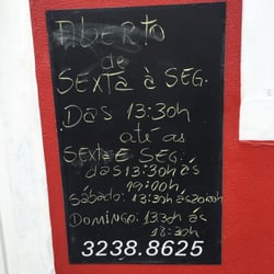 Delícias da Freguesia - Horario