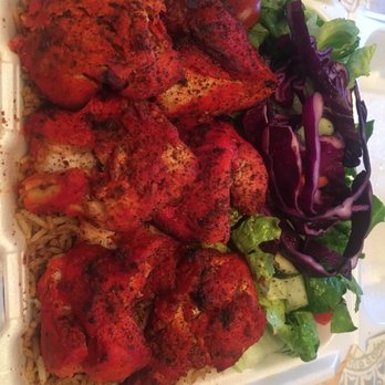 Afghan Kabob - Chicken and rice w/side salad - Afghan Near Me - Wrightstown, New Jersey