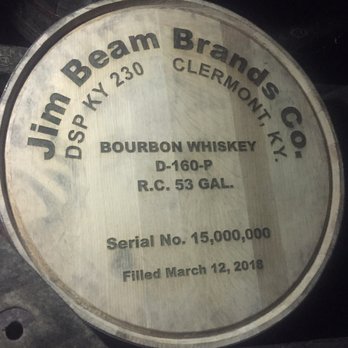James B. Beam Distilling - Jim Beam's 15 millionth barrell! - Distilleries Near Me - Clermont, Kentucky