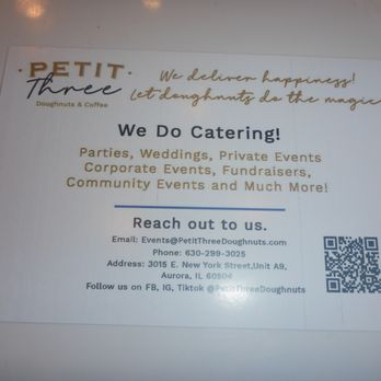 Petit Three Doughnuts - Donuts Near Me - Aurora, Illinois