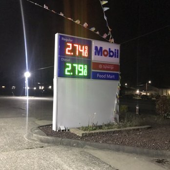 Mobil - $2.74/gallon is pretty good for Mobile gas - Gas Stations Near Me - Edgewood, Washington