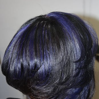 Chimere Nicole Salon - Blue highlights - Hair Salons Near Me - Hamilton, New Jersey Chimere Nicole Salon - Blue highlights - Hair Salons Near Me - Hamilton, New Jersey