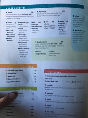 Menu photo 4 Cha Cha Cha Taqueria Portland, OR
