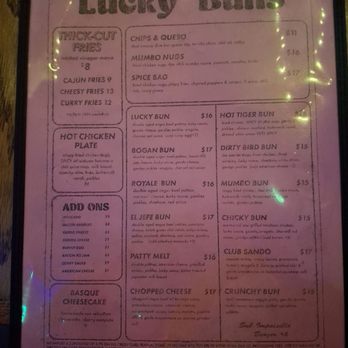 Lucky Buns - The menu. - Burgers Near Me - Washington, DC, District of Columbia Lucky Buns - The menu. - Burgers Near Me - Washington, DC, District of Columbia
