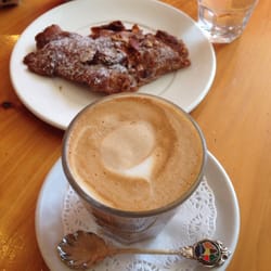 Petit Paris - This almond croissant and coffee is on point !