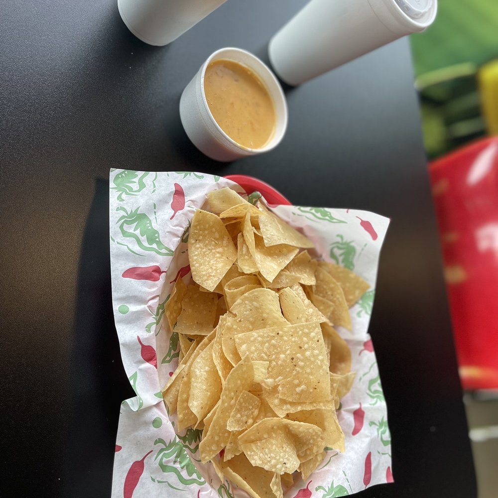 Dr. J's Chips & Queso!