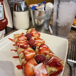 Ramblin Roads - Strawberry lemon crepe. Lovely