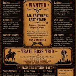 Cattle Drive Grill & Waterin’ Hole - Menu pg2