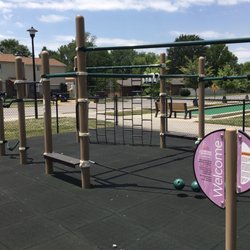Nob Hill Park - Children's fitness playground.
