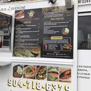 El Chamo Criollo - Food truck menu - Venezuelan Near Me