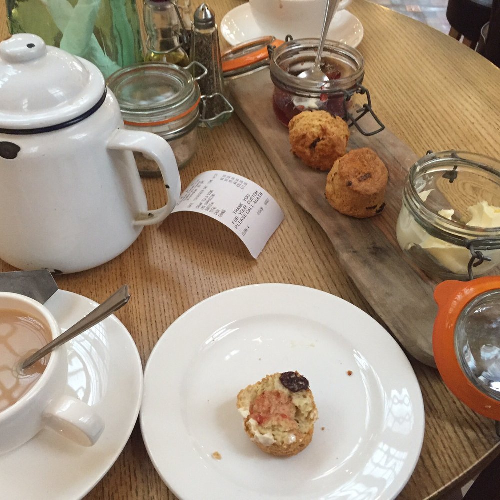 Edwardian Tea Room - Cream tea was delicious! Cutest mini scones - Breakfast & Brunch Near Me - Birmingham, XWM