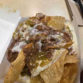 Del Taco - 3 Layer Queso Nachos - Mexican Near Me - Federal Way, Washington