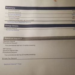 Spectrum - Bill should have been 39.99