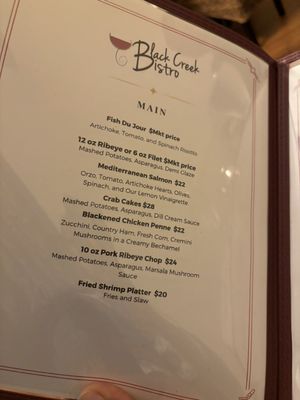 Menu photo 3 Black Creek Bistro Hartsville, SC Menu photo 3 Black Creek Bistro Hartsville, SC