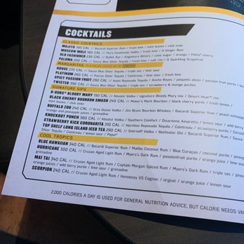 Buffalo Wild Wings - Drink menu - American Near Me - Honolulu, Hawaii Buffalo Wild Wings - Drink menu - American Near Me - Honolulu, Hawaii