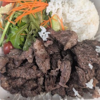 Blazzing Hawaiian - Steak plate. Generous portion! We will be back for more! - Food Trucks Near Me - Kaneohe, Hawaii