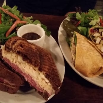 ChurchKey Pub - Rueben with salad and Turkey Wrap with salad - Pubs Near Me - Edmonds, Washington