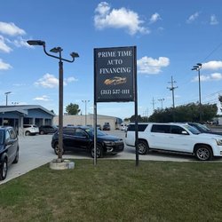 Prime Time Auto Financing - On the corner of 8 Mile and Meriman.