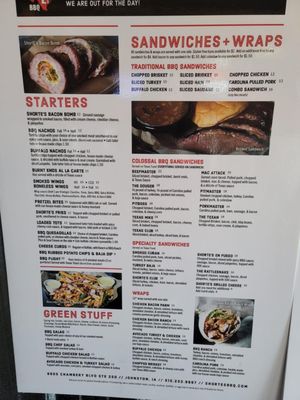 Menu photo 4 ShortE's BBQ Johnston, IA