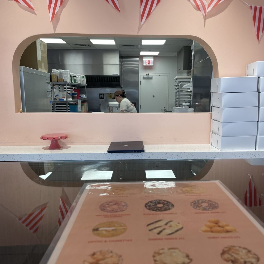 Moonbridge Doughnut Studio - Peeking into the kitchen - Donuts Near Me - Long Beach, California Moonbridge Doughnut Studio - Peeking into the kitchen - Donuts Near Me - Long Beach, California