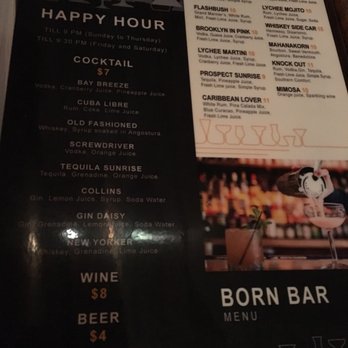 Born Thai - Some happy hour menu - Thai Near Me - Brooklyn, New York Born Thai - Some happy hour menu - Thai Near Me - Brooklyn, New York