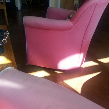 Cafe Delirium - Chair arms are dingy, faded and frayed plus there are coffee stains all over the sides and front of both chairs - gross - buy new ones! - Coffee & Tea Near Me - Gresham, Oregon Cafe Delirium - Chair arms are dingy, faded and frayed plus there are coffee stains all over the sides and front of both chairs - gross - buy new ones! - Coffee & Tea Near Me - Gresham, Oregon