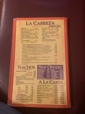Menu photo 6 La Carreta Mexican Restaurant Newport, TN Menu photo 6 La Carreta Mexican Restaurant Newport, TN