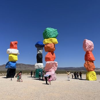 Seven Magic Mountains - Public Art Near Me - Las Vegas, Nevada Seven Magic Mountains - Public Art Near Me - Las Vegas, Nevada