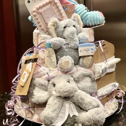 Marshalls - The Future is Female. Making a diaper cake for someone very special.